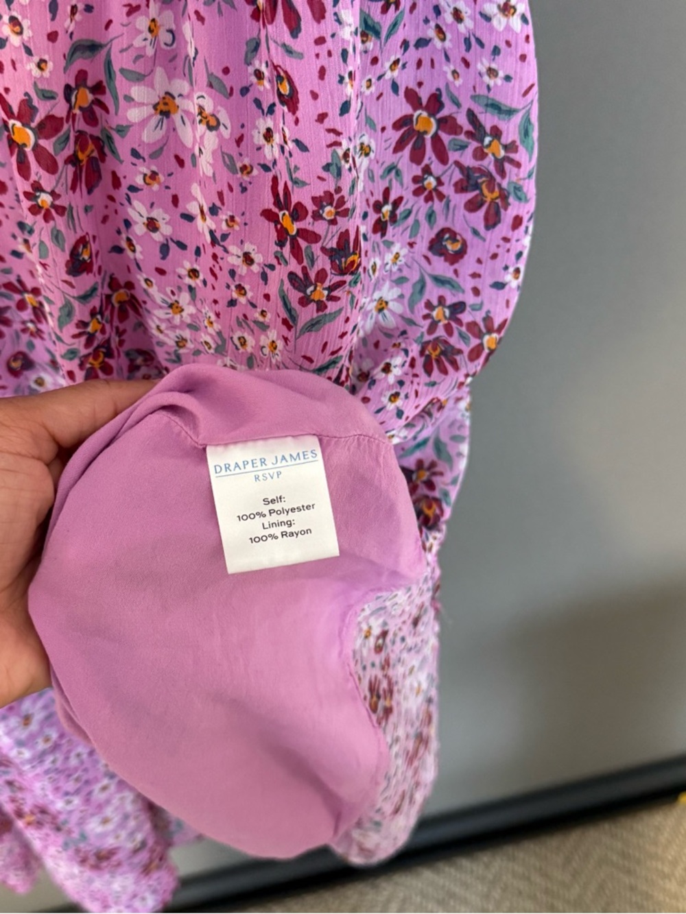 Draper James Pink Floral Maxi Dress - Picture 7 of 11
